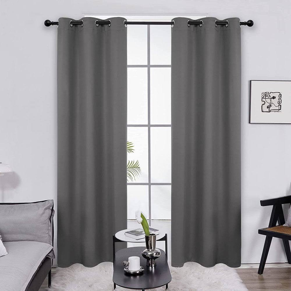 Deconovo Thermal Insulated Grommet Blackout Curtains for Bedroom Short, Room Darkening Window Drapes - Product image 1