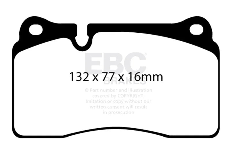 EBC - Front Yellowstuff Pad PN DP42070R