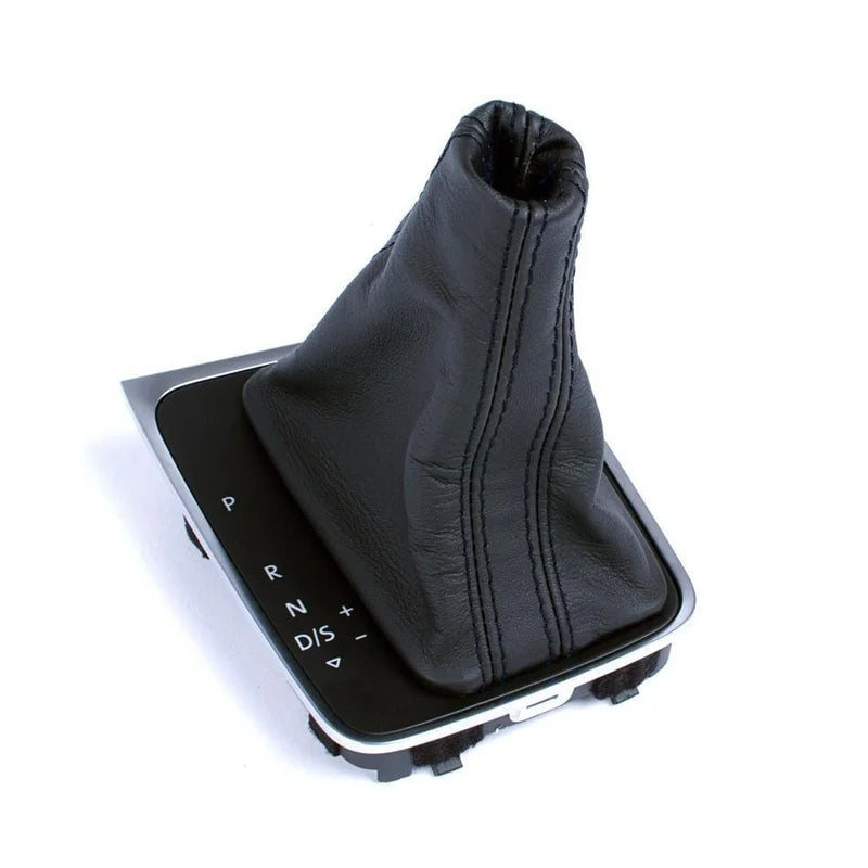 BFI MK7 DSG / Automatic Shift Boot - Gray Alcantara - Orange Stitch