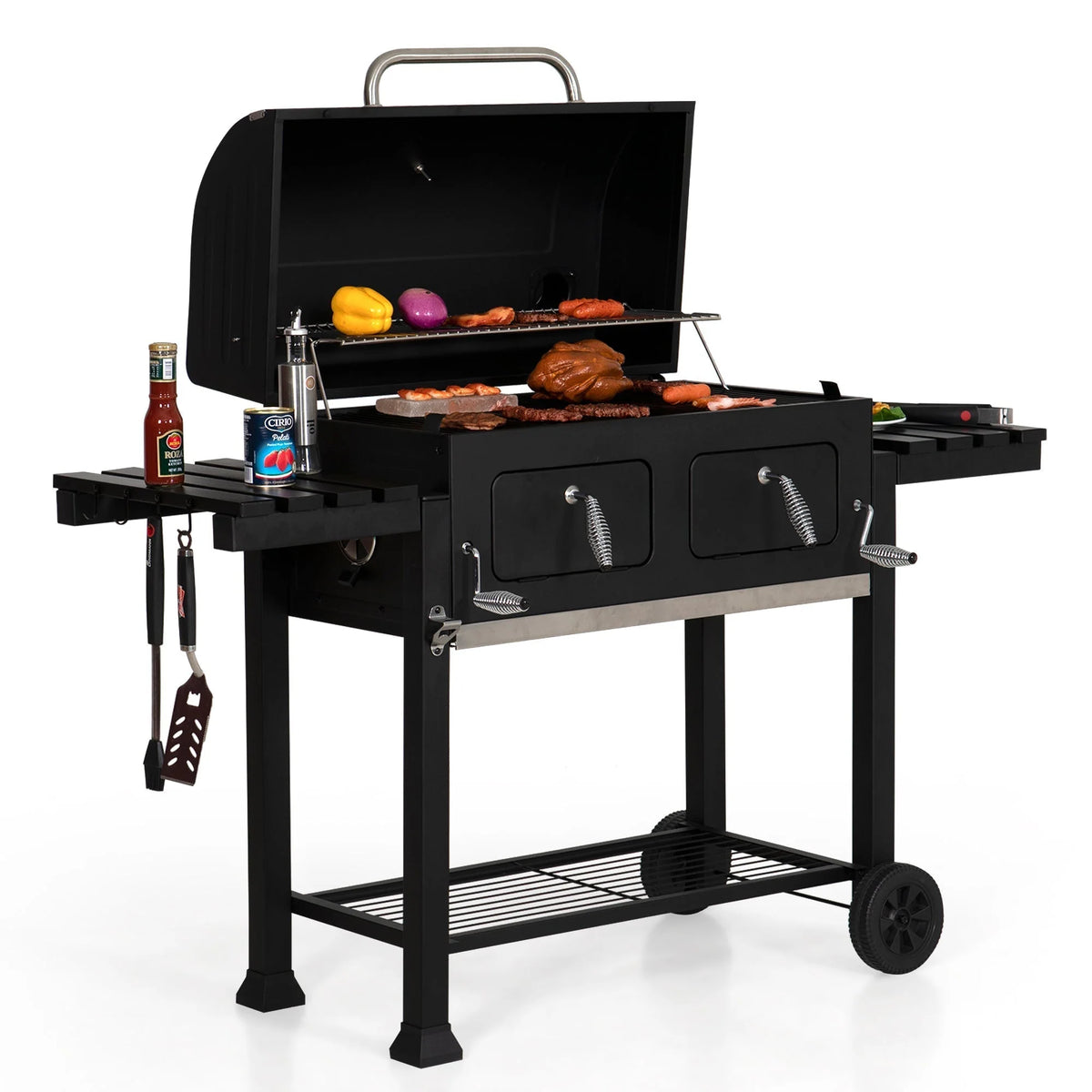 34 - Inch BBQ Charcoal Grill Outdoor Portable Barbecue Grill - Product image 2