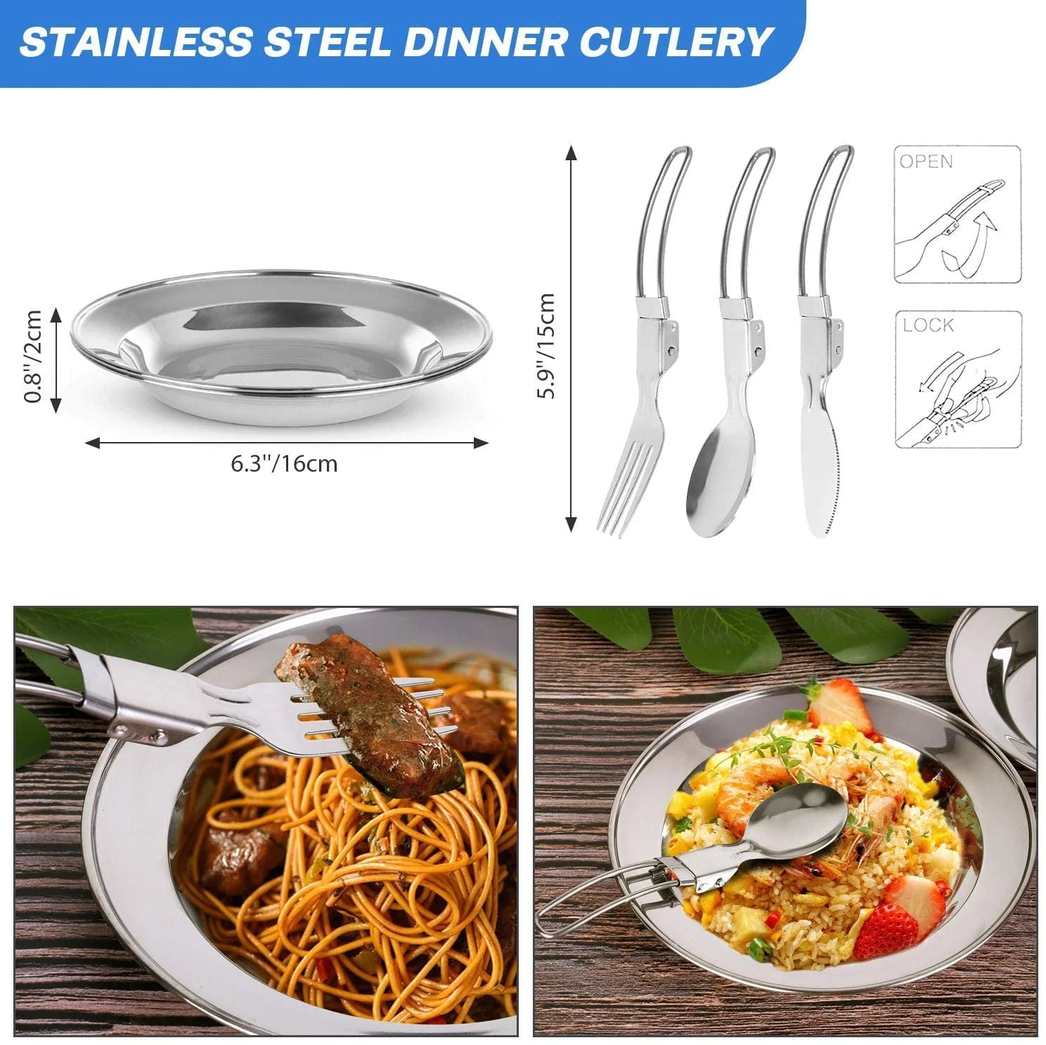 16pcs Camping Cookware Set with Folding Camping Stove, Non - Stick Lightweight Pot Pan Kettle Set with - Product image 8