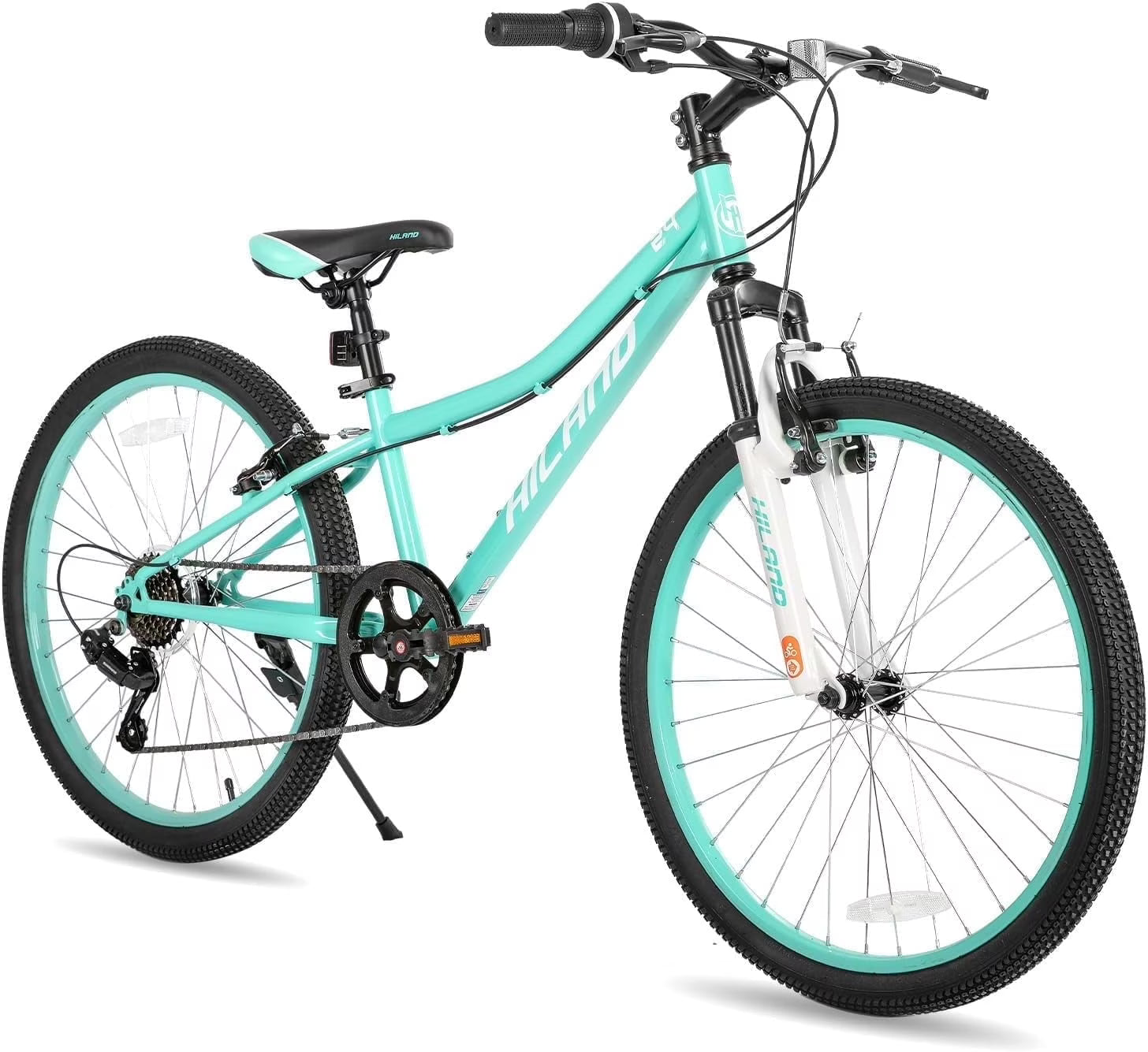 Hiland 24 in Mountain Bike, Front Suspension Fork Bicycles for Adults Multiple Colors - Product image 1