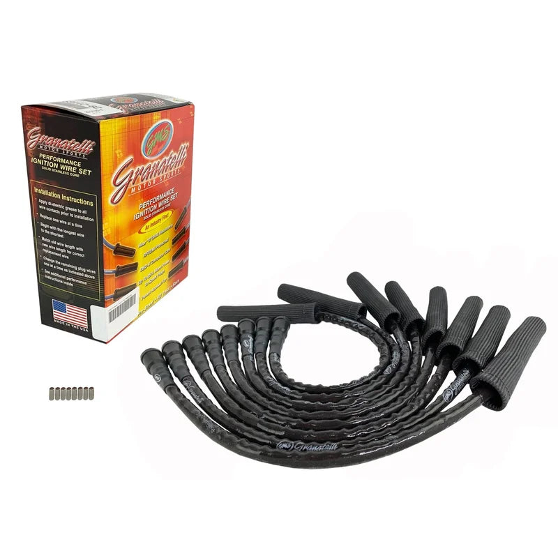 Granatelli Ignition Wires And Coil On/Near Plug Connectors - Ford 28-2116HTBB