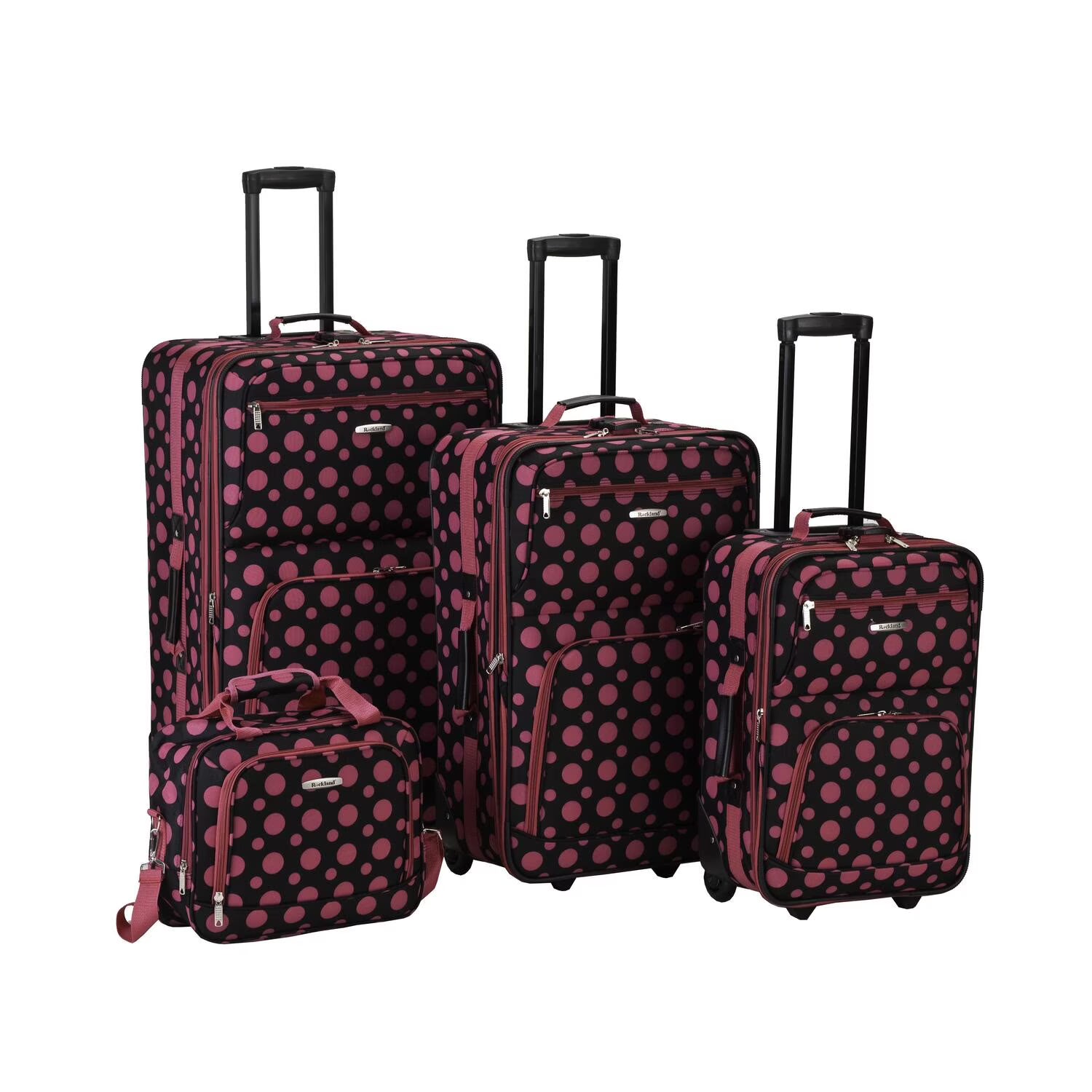 Rockland Luggage Fashion Collection 4 Piece Softside Expandable Luggage Set - Product image 1