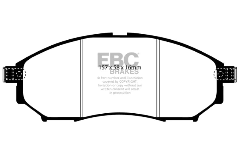 EBC - Front Greenstuff Pad PN DP21671