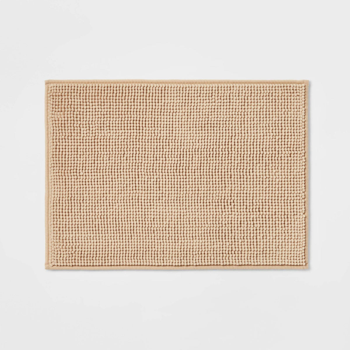 17"x24" Everyday Chenille Bath Rug Tan - Room Essentials - Product image 1