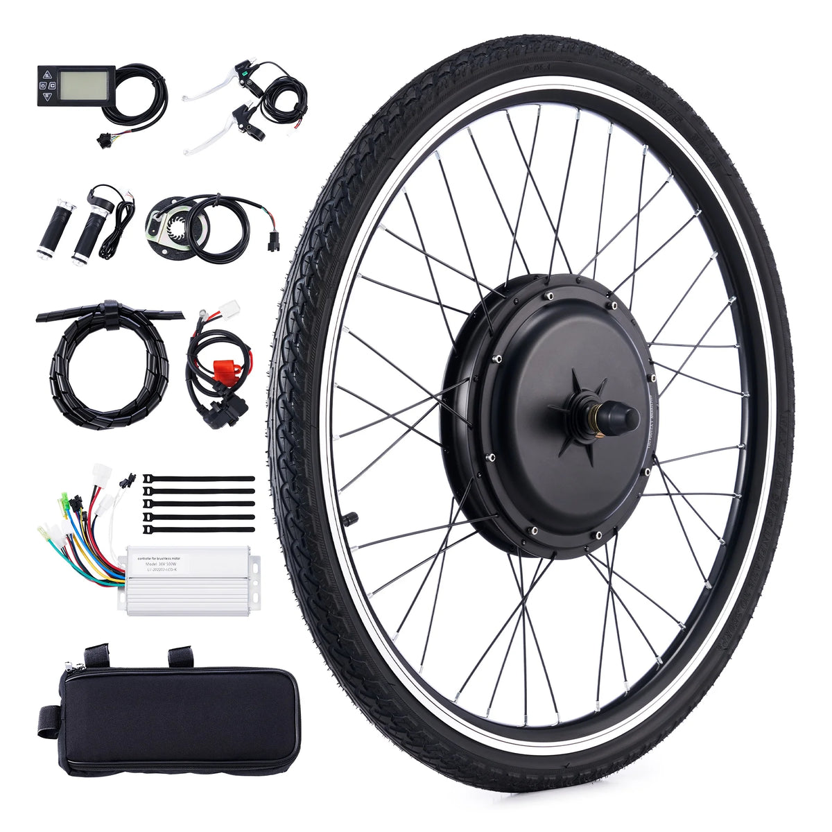 Viribus Electric Bike Conversion Kit 26" Rear Wheel 1000W Hub Motor LCD Ebike DIY Set - Product image 22