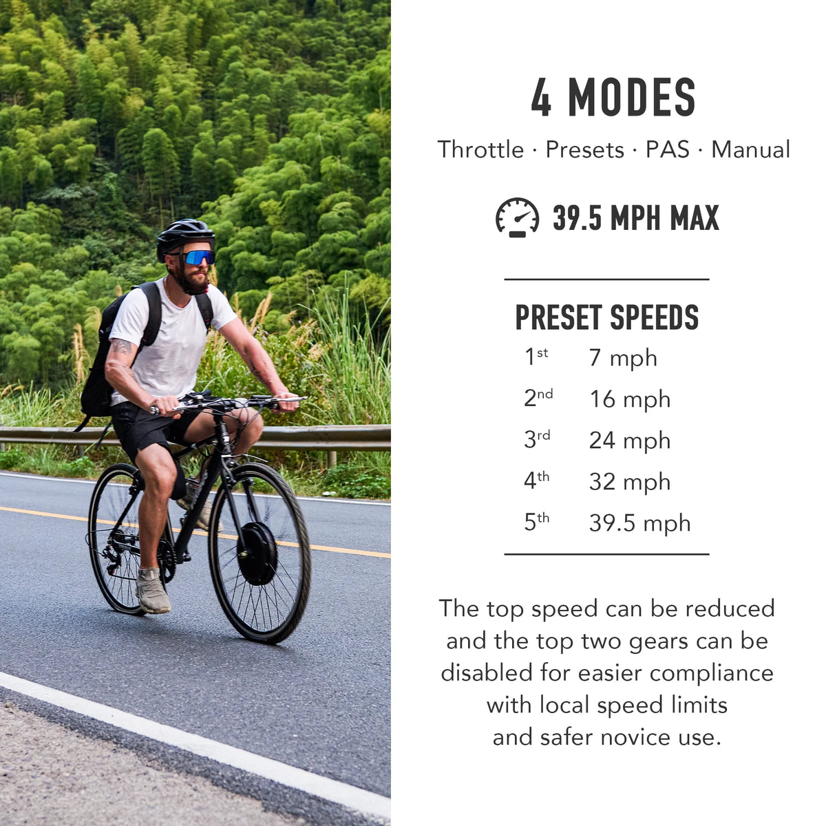 Viribus Electric Bike Conversion Kit 26" Rear Wheel 1000W Hub Motor LCD Ebike DIY Set - Product image 29