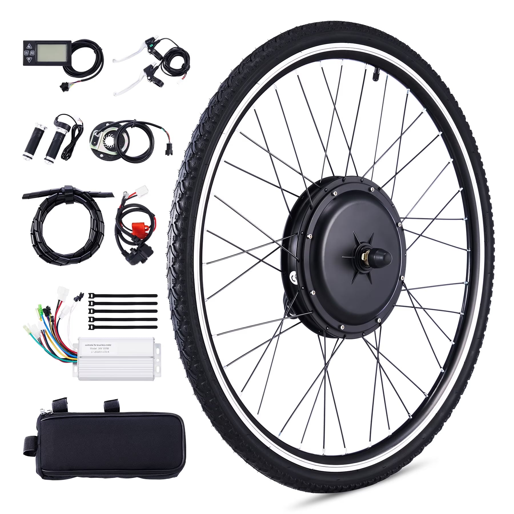 Viribus Electric Bike Conversion Kit 26" Rear Wheel 1000W Hub Motor LCD Ebike DIY Set - Product image 5