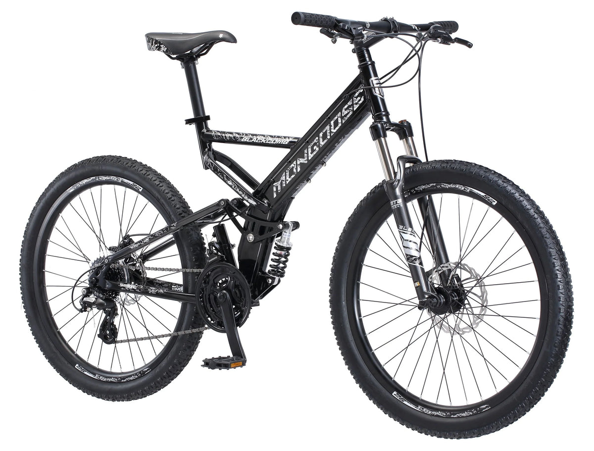 Mongoose Blackcomb Mountain Bike, 26 - Inch Wheels, 24 Speeds, Black, Men'S - Product image 3