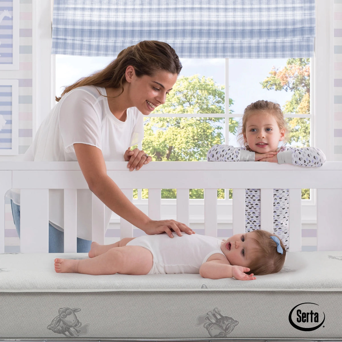 Serta Perfect Sleeper Comfort Deluxe 2 - Stage Crib and Toddler Mattress - 220 Inerlocking Coils - Product image 5