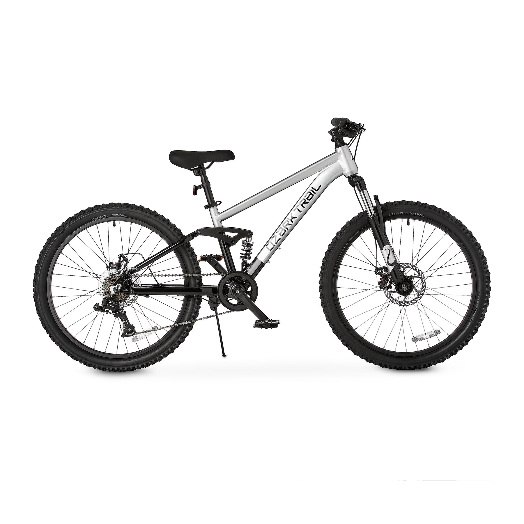 24" Ozark Trail FS.1 Epictrail Full Suspension Mountain Bike, for Teens and Adults, Heights Between 4'6" - Product image 1