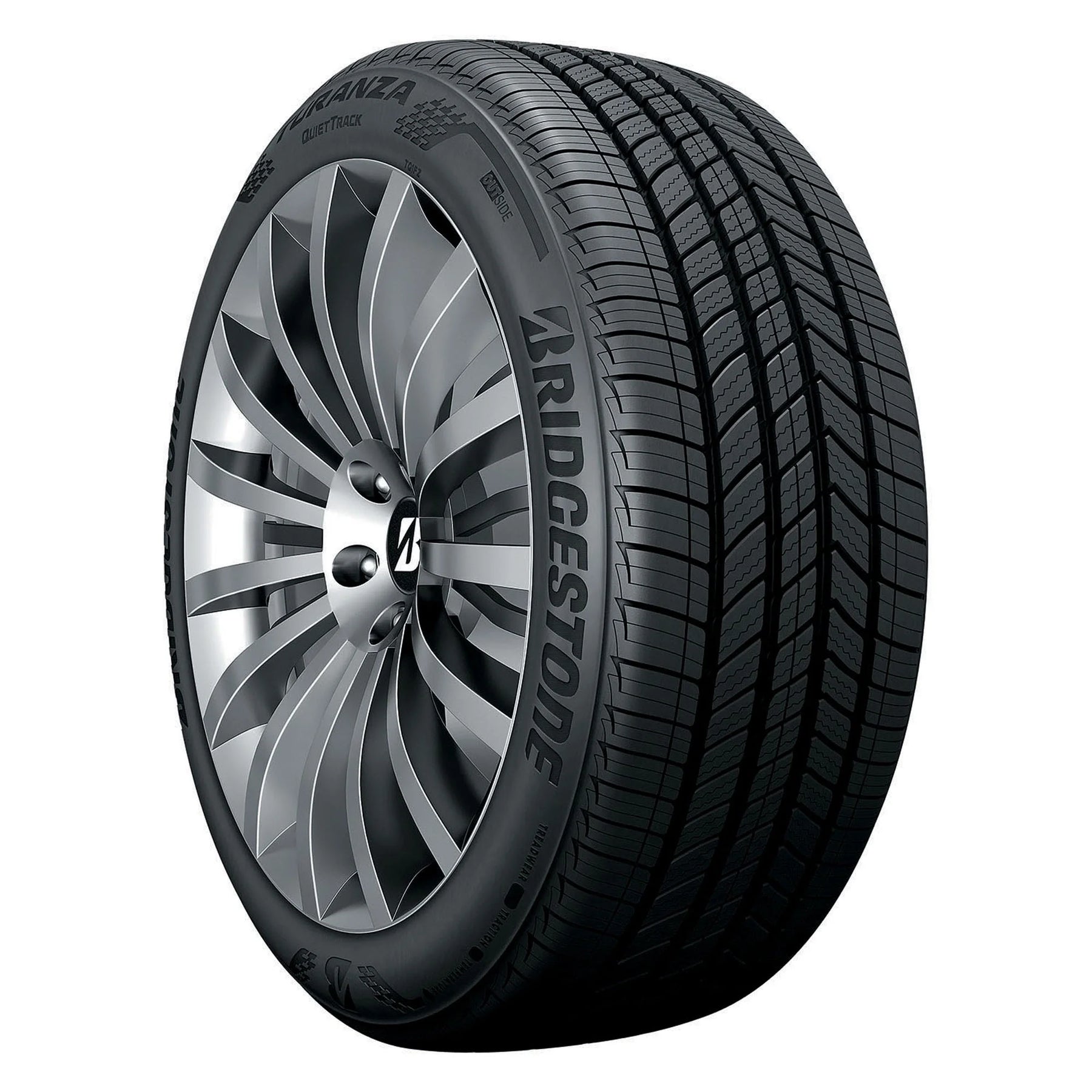 Bridgestone Turanza Quiettrack All-Season 225/45R17 91V Passenger Tire - Product image 5