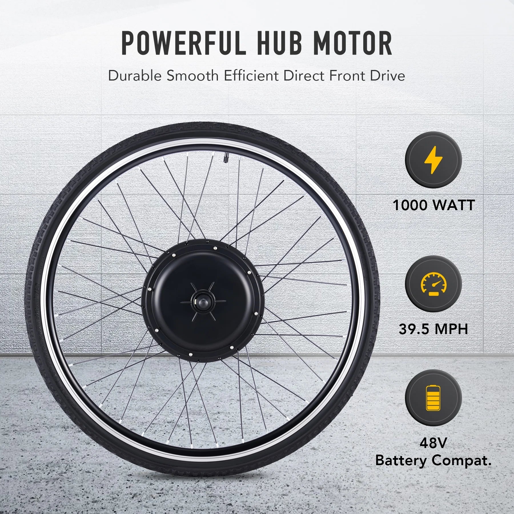Viribus Electric Bike Conversion Kit 26" Rear Wheel 1000W Hub Motor LCD Ebike DIY Set - Product image 27