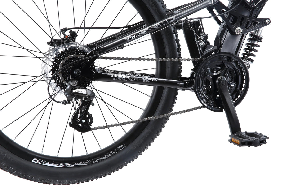 Mongoose Blackcomb Mountain Bike, 26 - Inch Wheels, 24 Speeds, Black, Men'S - Product image 7