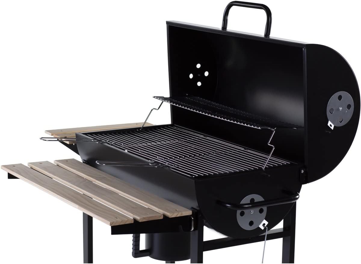 "King" charcoal barbecue - 95 x 63 x 105 cm - Black