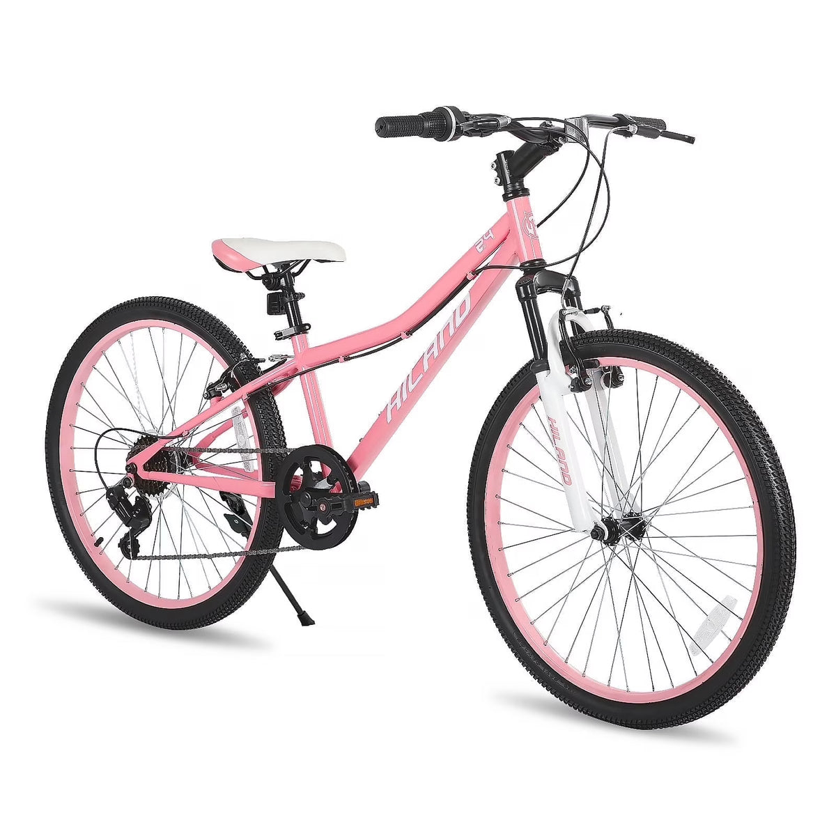 Hiland 24 in Mountain Bike, Front Suspension Fork Bicycles for Adults Multiple Colors - Product image 5