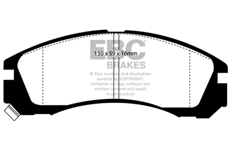 EBC - Front Redstuff Pad PN DP3954C