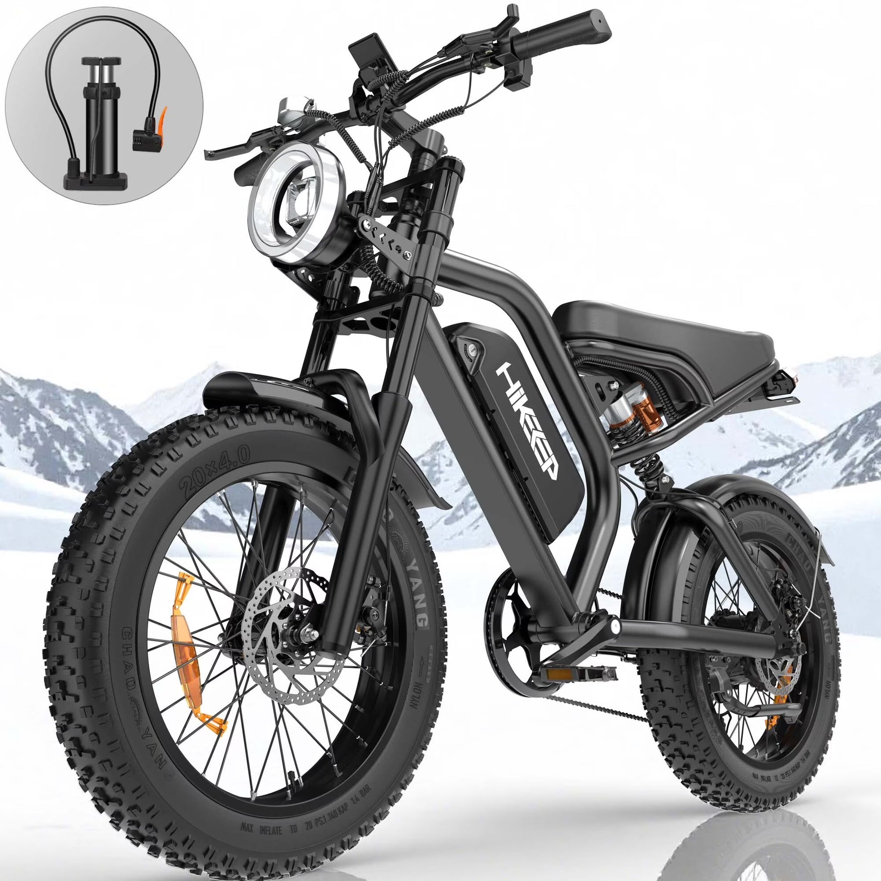 Electric Bike for Adults 20" Fat Tire, Max 32MPH Ebike, 1500W Peak E - Mountain Bike 48V 15ah UL2849 - Product image 1