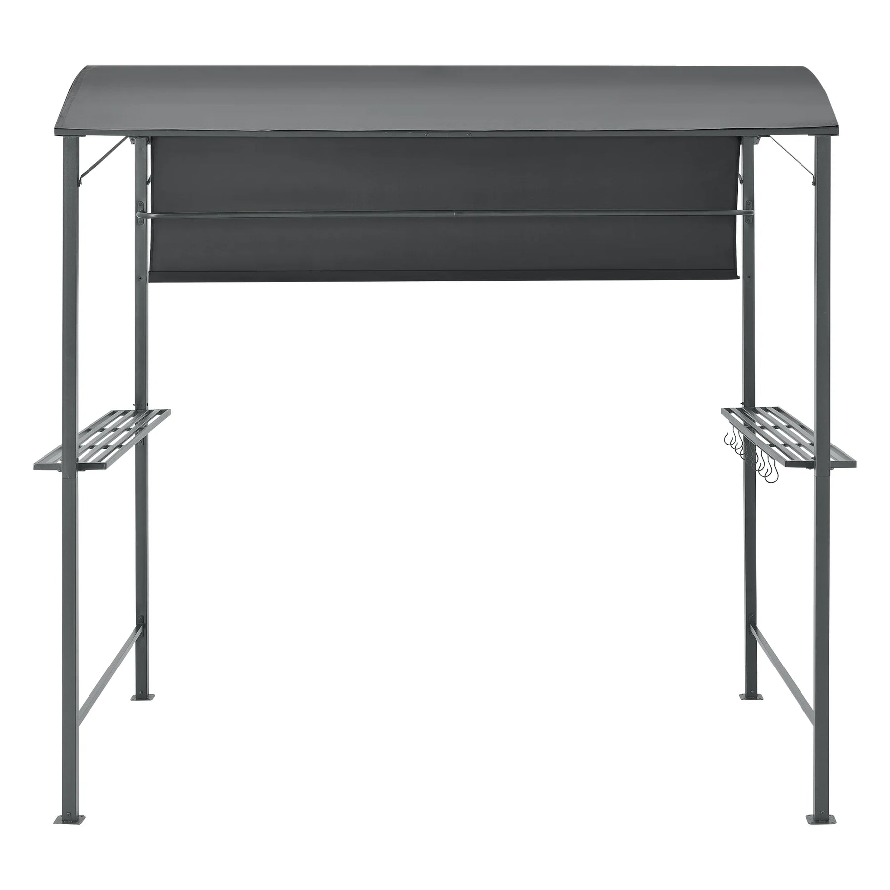 Gazebo barbecue pavilion 215 x 220 x 140 cm anthracite dark gray 03_0008739 -