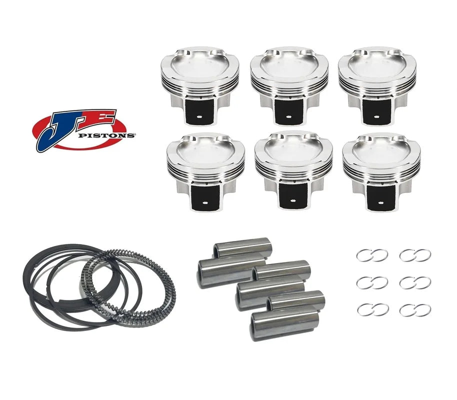 Piston Set by JE - 86mm Standard Bore | 9.0:1 CR | Stock Stroke - 85.8mm - S50 BMW M3