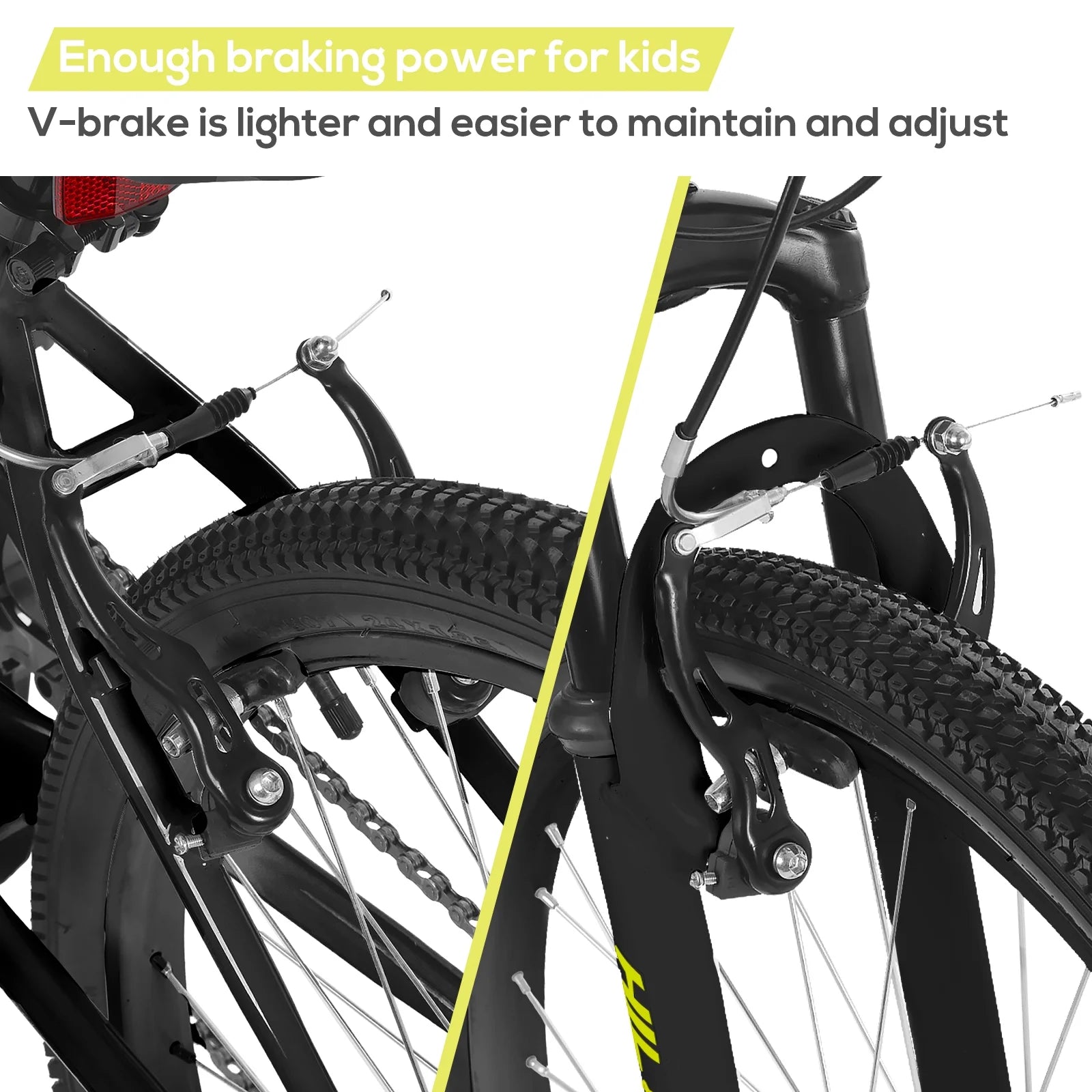Hiland 24 in Mountain Bike, Front Suspension Fork Bicycles for Adults Multiple Colors - Product image 18