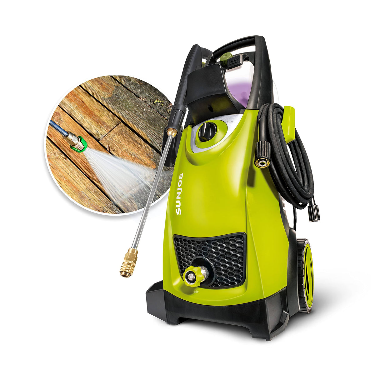 Sun Joe SPX3000 2030 Max PSI 1.76 GPM 14.5-Amp Electric High Pressure Washer, Cleans Cars/Fences/Patios - Product image 1