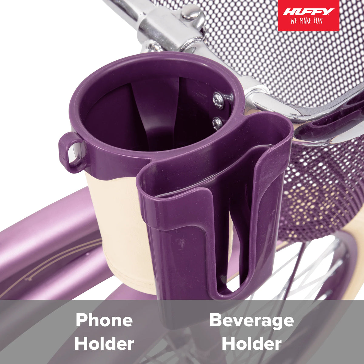 Huffy 24" Nel Lusso Girls' Cruiser Bike, Purple Satin - Product image 3