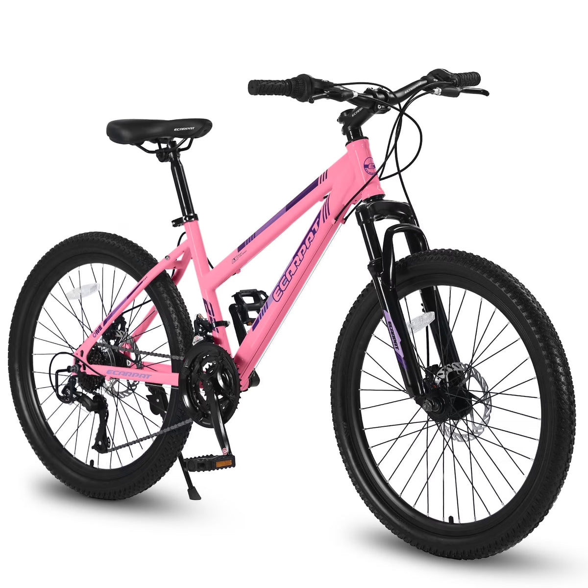 Ecarpat 26 in Mountain Bike Adults Womens Mountain Bicycles with Dual Disc Brakes Shimano 21 - Product image 1