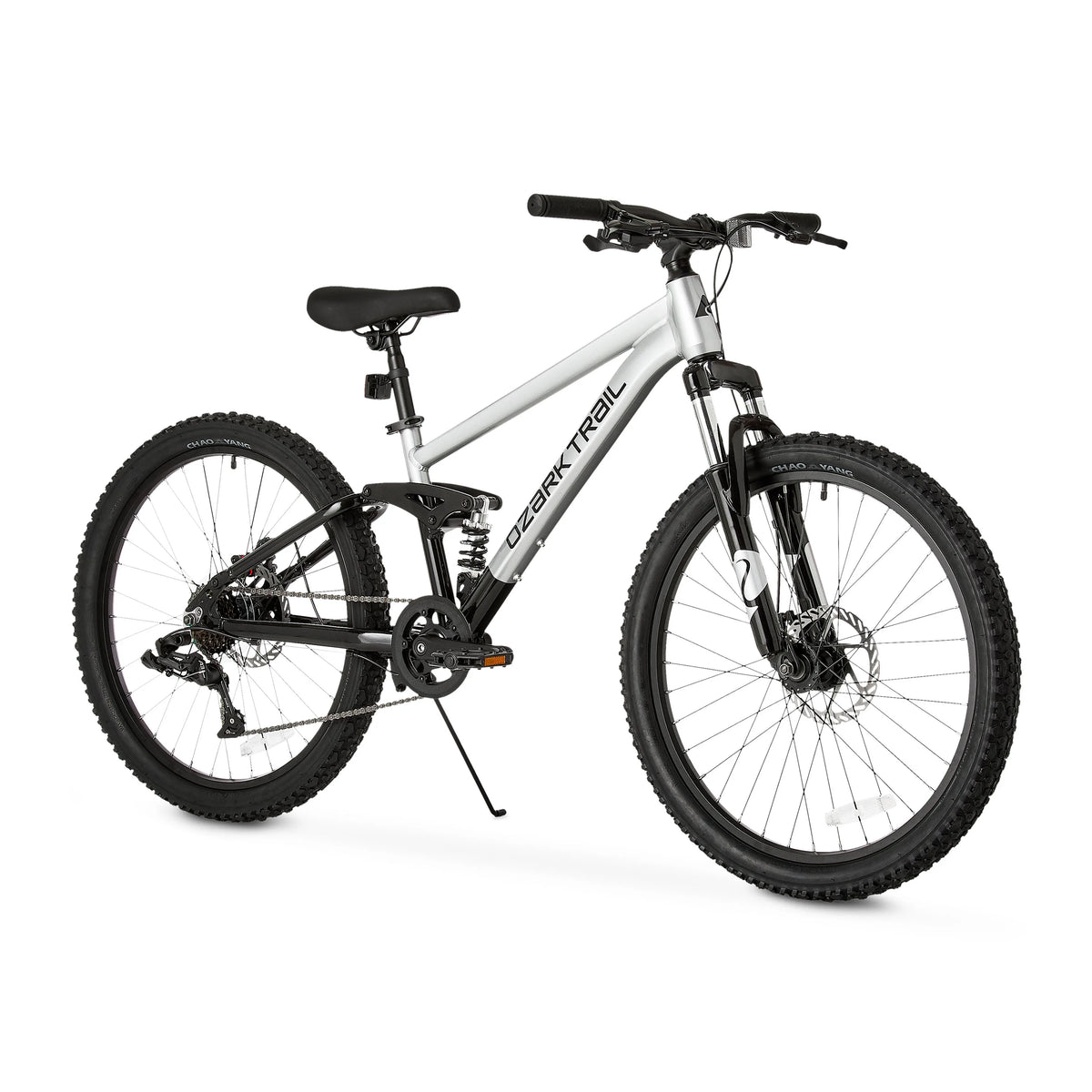 24" Ozark Trail FS.1 Epictrail Full Suspension Mountain Bike, for Teens and Adults, Heights Between 4'6" - Product image 8