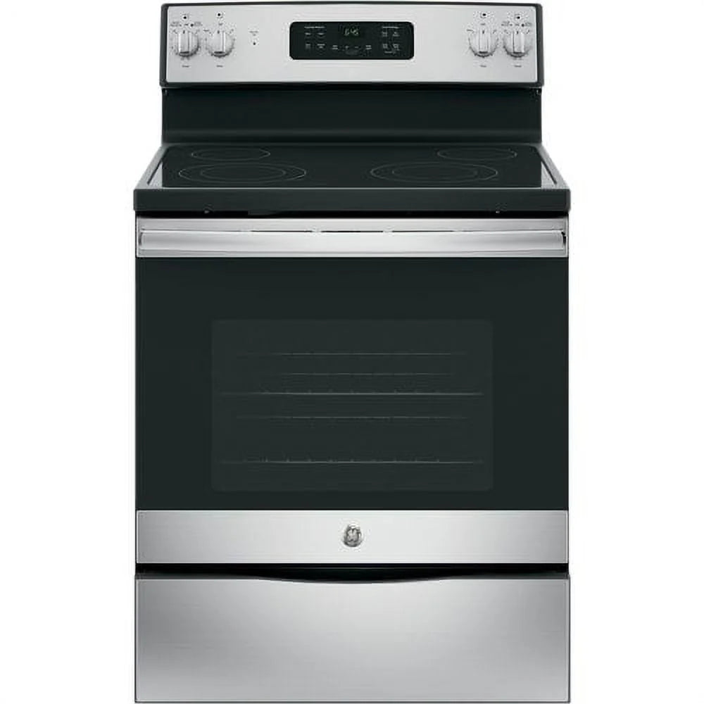 Ge® Appliances 30" Free - Standing Electric Range Model JB645RKSS in Stainless Steel - Product image 1