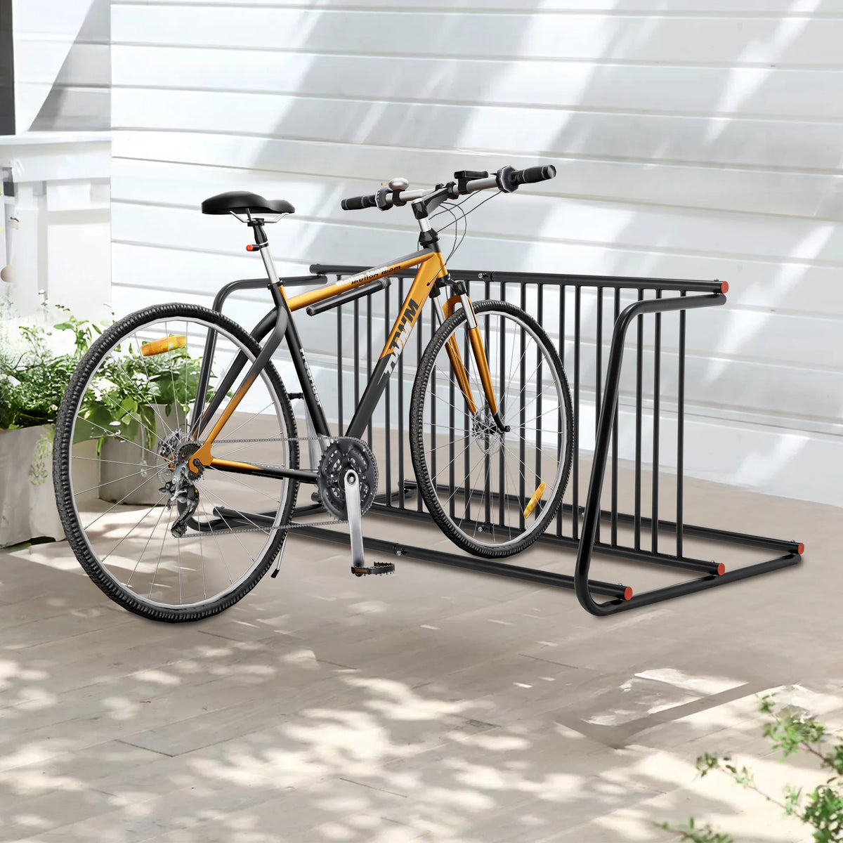 AECOJOY Commercial Floor Bike Rack Stand, 10-Bike Capacity Dual Sided Bicycle Storage Stand Floor Parking - Product image 2