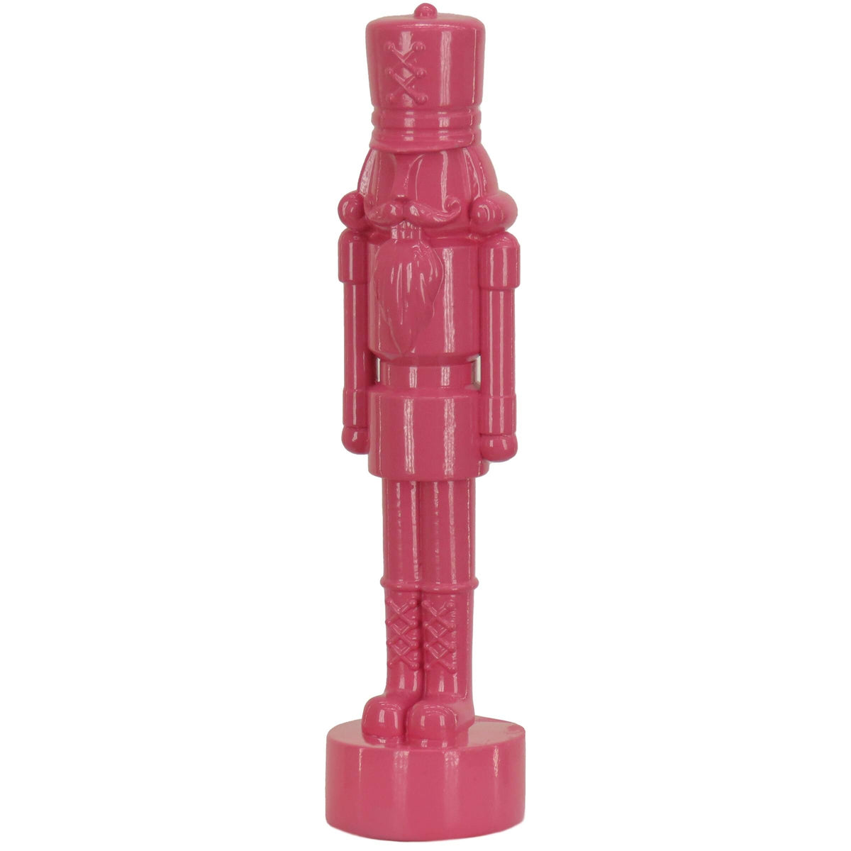 HGTV Home Collection Resin Christmas Themed Nut Cracker, Pink - 24 in