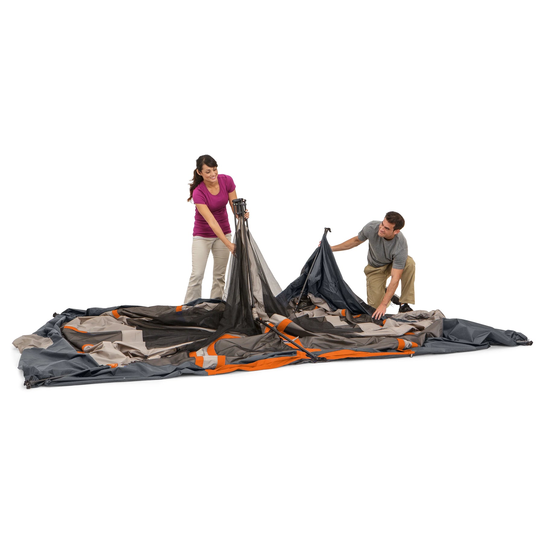 Ozark Trail 10 - Person Instant Cabin Tent - 2 - Room Family Camping Tent with Rainfly - Product image 10