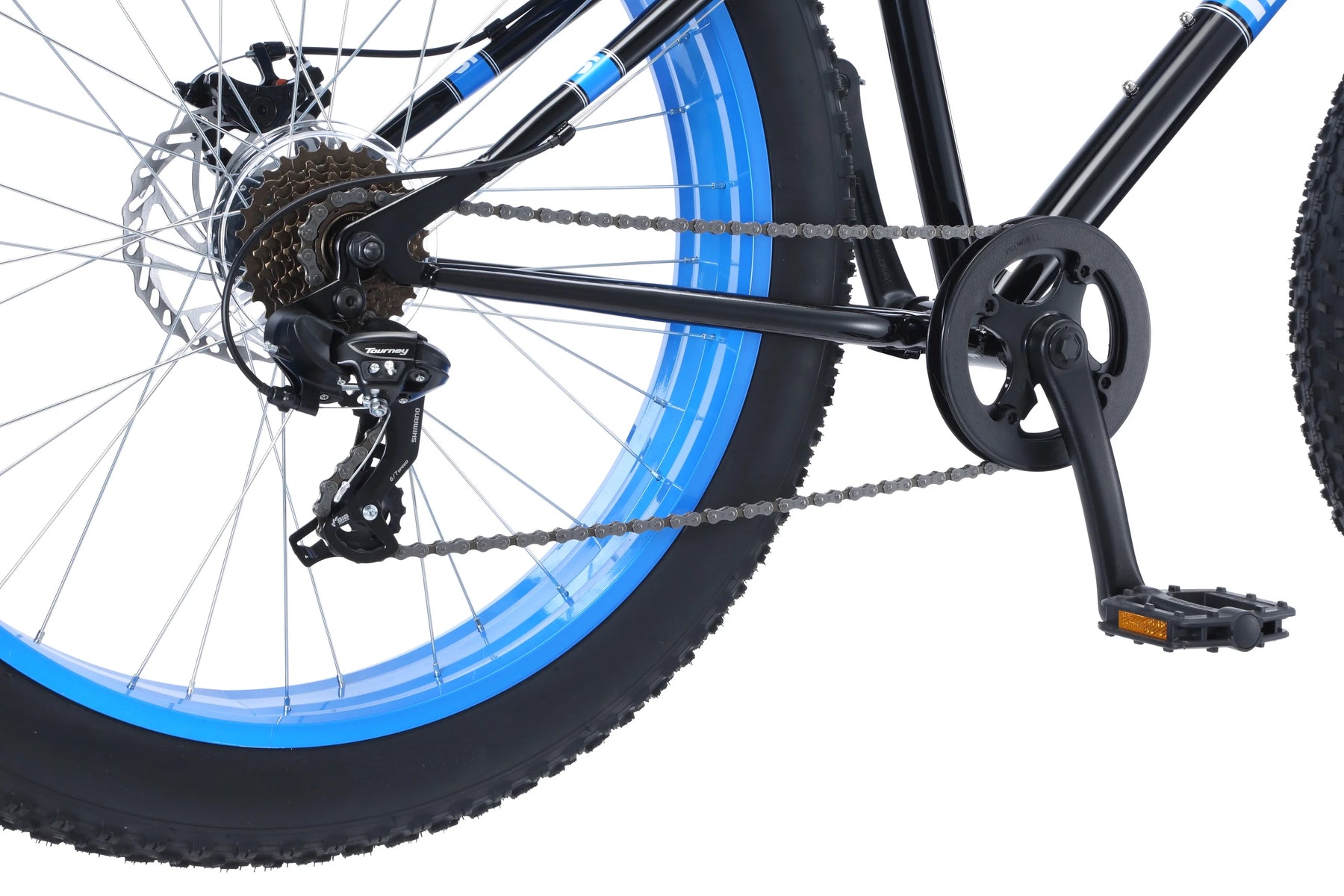 26" Dolomite Mens Fat Tire Bike, 7 Speeds, Black - Product image 3