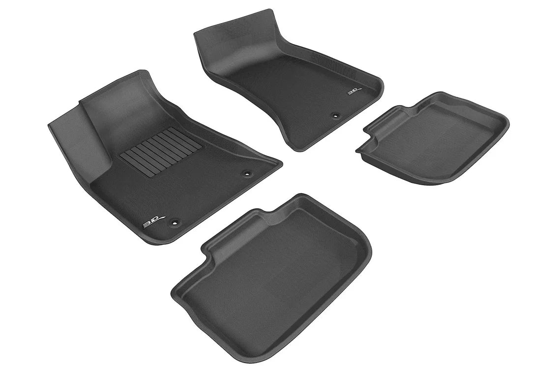 3D MAXpider L1DG01401509 - 2011-2020 Dodge Charger Rwd Kagu 1st & 2nd Row Floormats - Black