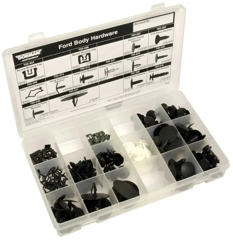 030-722 Dorman (TECHoice) Fastener Assortment With 15 Of Each Part