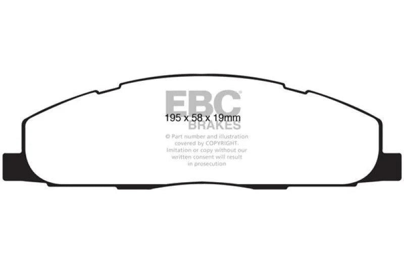 EBC - Rear Yellowstuff Pad PN DP41848R
