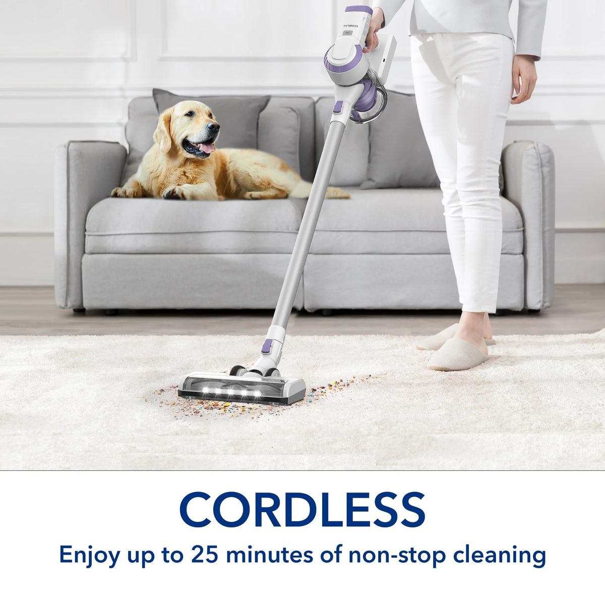 Tineco A10 - D Plus - Cordless Ultralight Stick Vacuum Cleaner for Hard Floors and Low - Pile Rugs - Product image 5