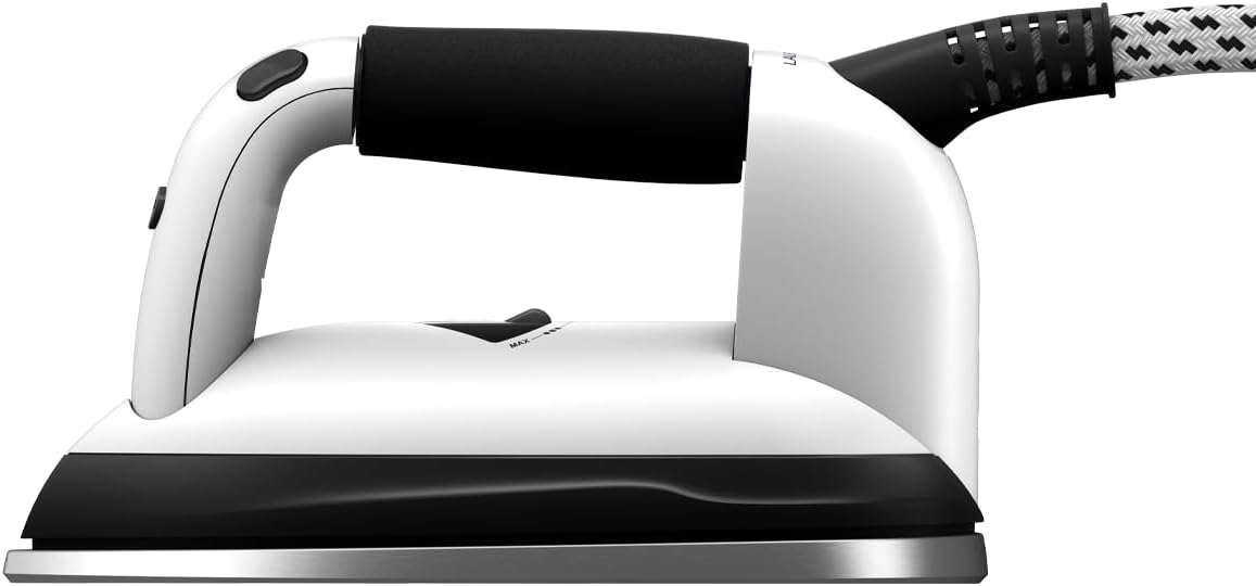 Laurastar S Pure, Ironing System, Hygienic Steam Eliminates 99.9% of Bacteria and Mites, Active Table, Casters, Removable Tank