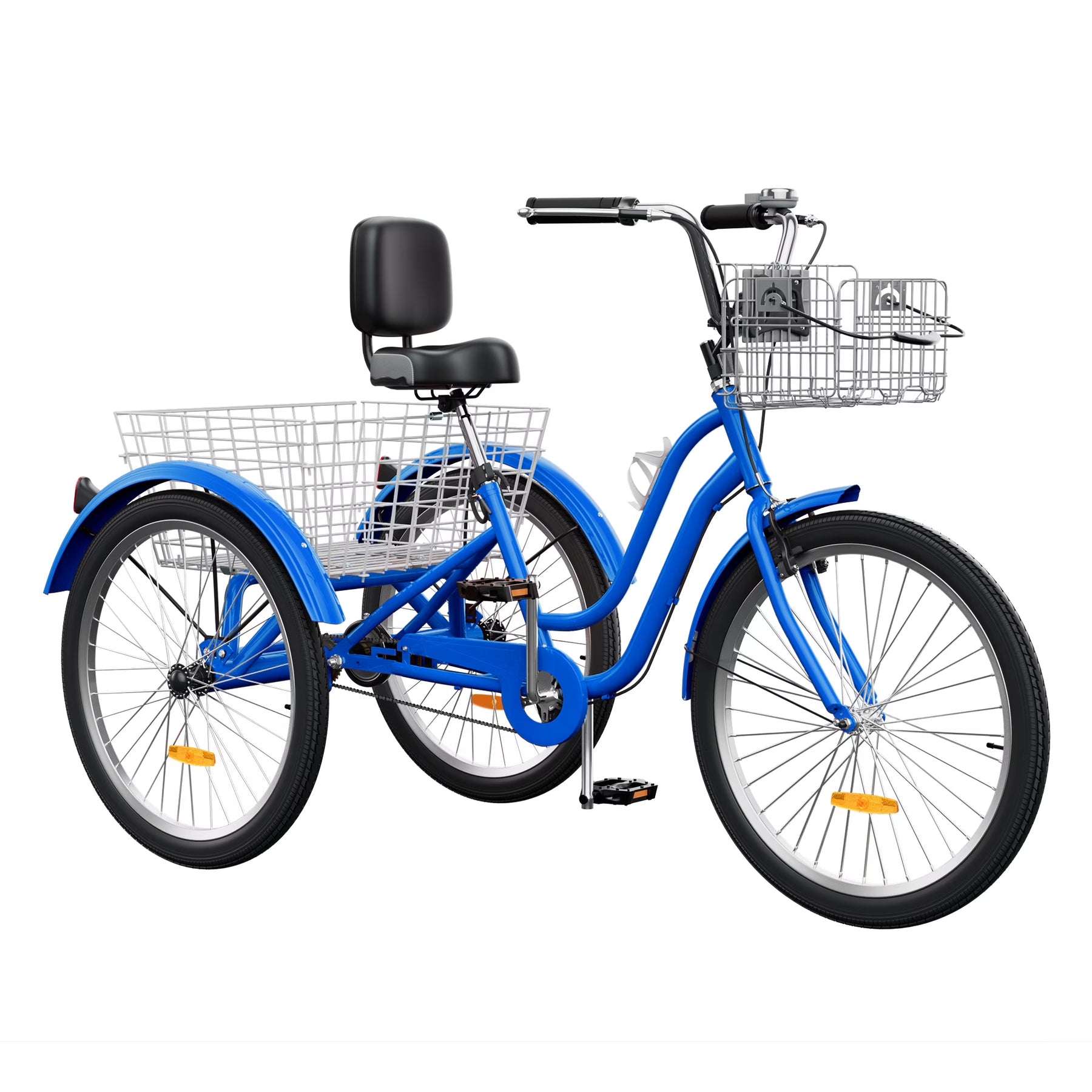 Dextrus 24 in 3 - Wheel Bike, Single Speed Adult Trike, Low Step - Through Cruiser with Front & Rear - Product image 3