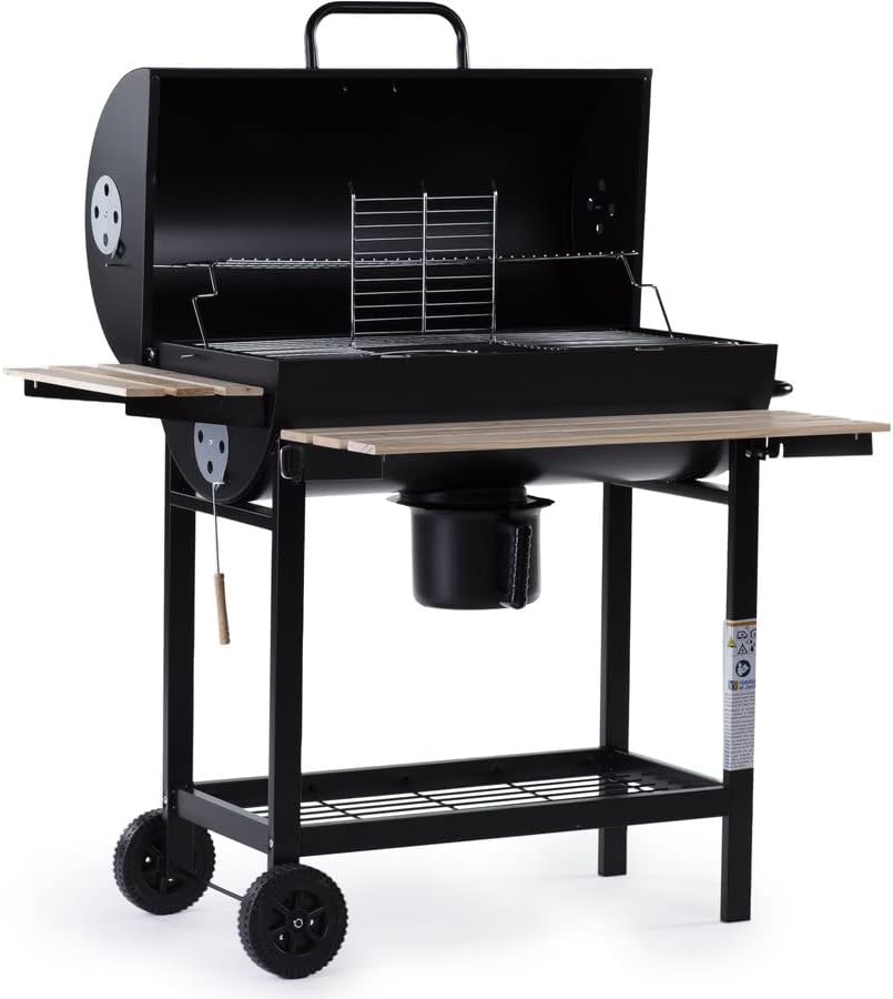 "King" charcoal barbecue - 95 x 63 x 105 cm - Black