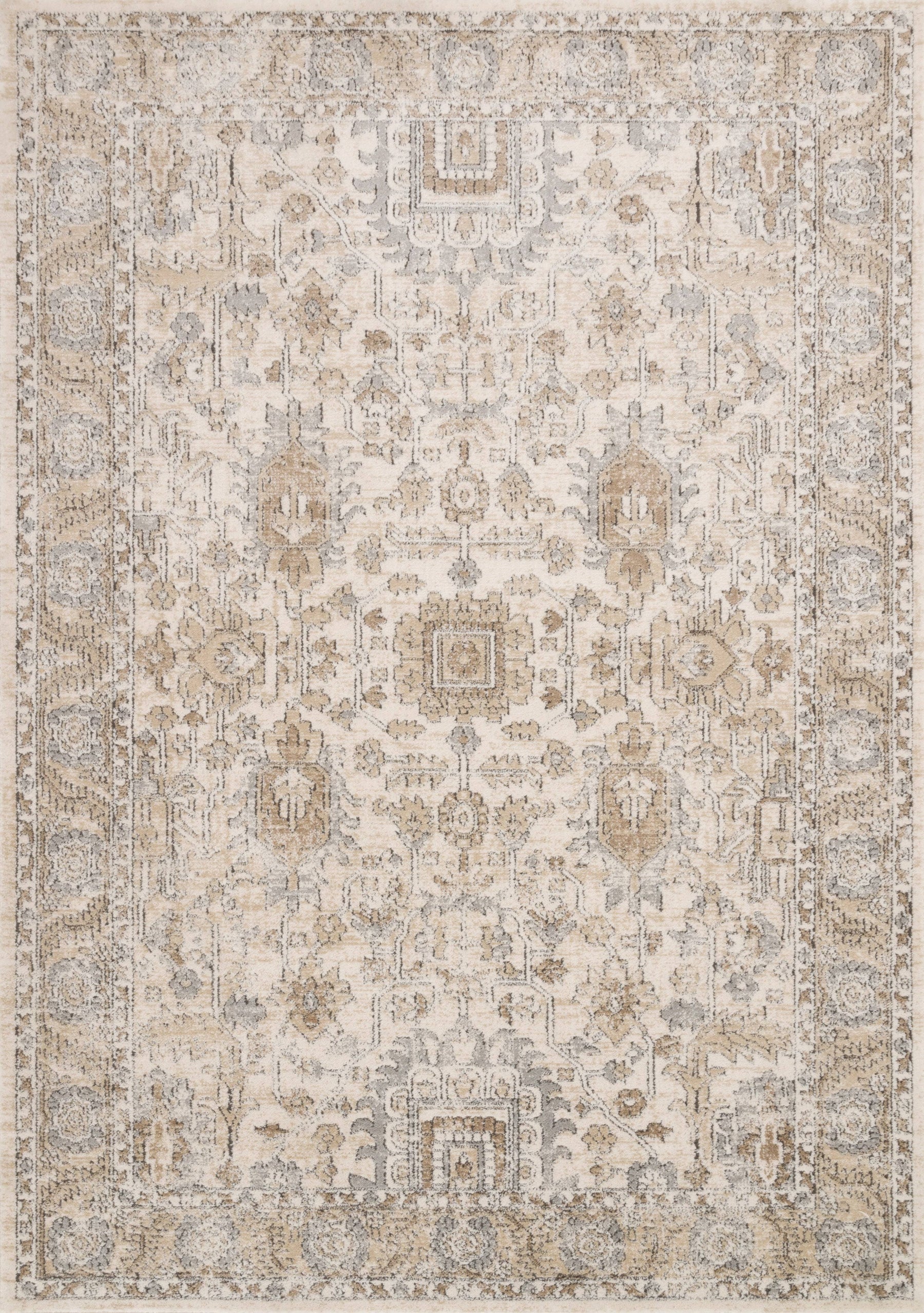 Loloi II Teagan TEA-03 Ivory Sand Rug - 11 ft 6 in x 15 ft - Product image 1
