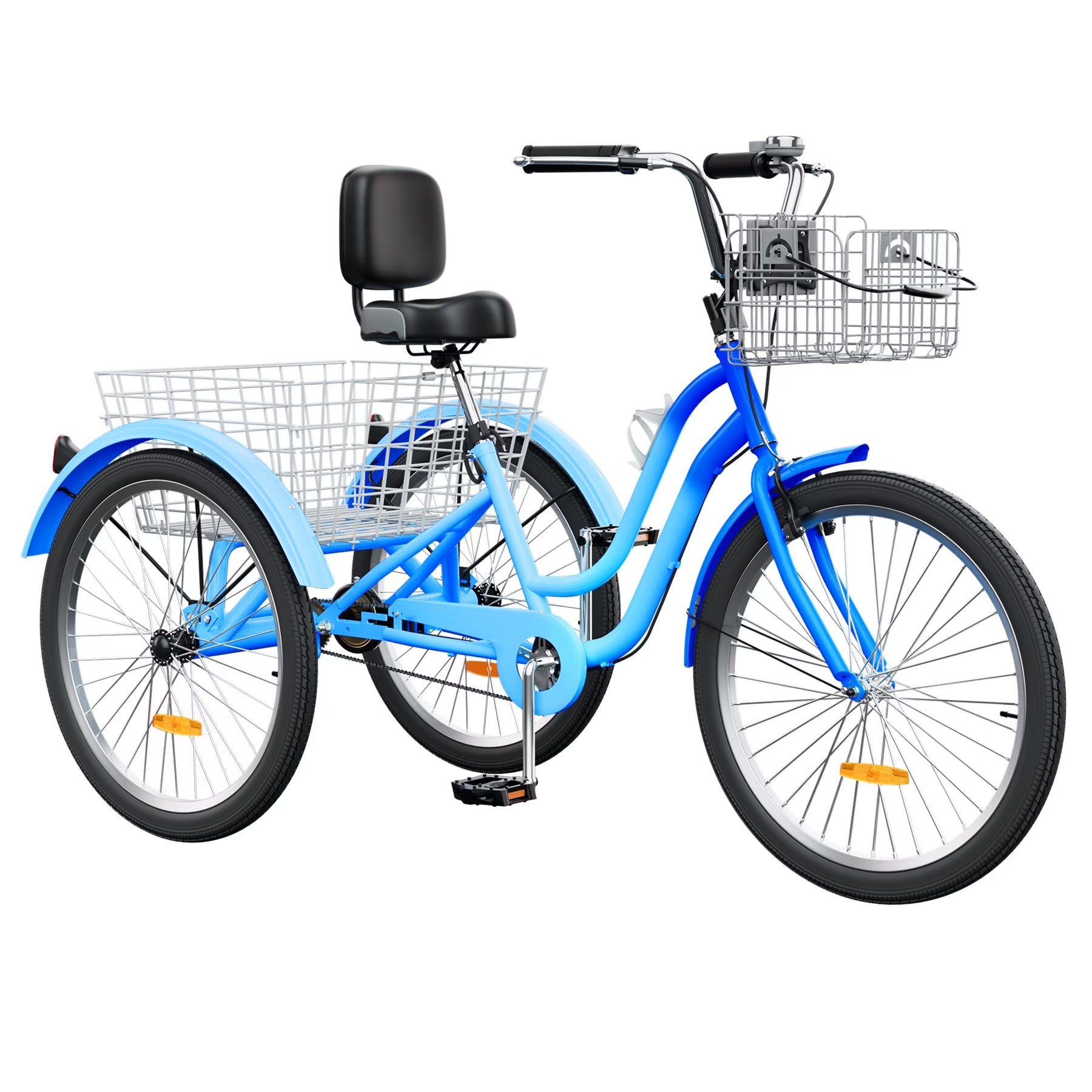 Dextrus 24 in 3 - Wheel Bike, Single Speed Adult Trike, Low Step - Through Cruiser with Front & Rear - Product image 8