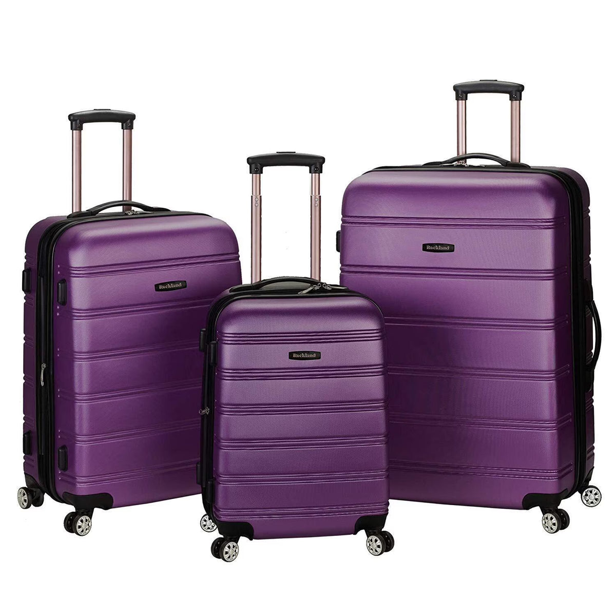 Rockland Luggage Melbourne 3 Piece Hardside Luggage Set, F160 - Product image 14