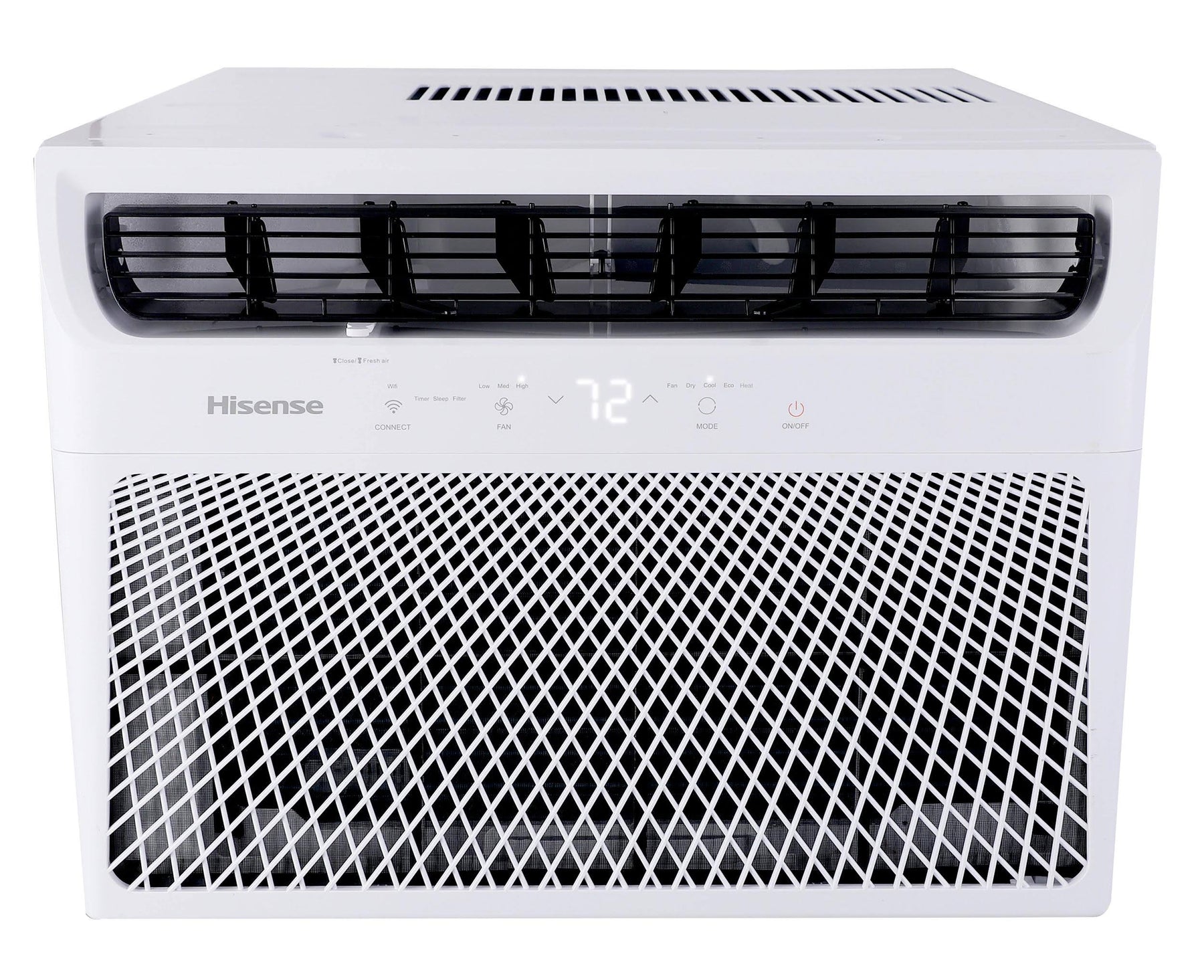 Hisense 350-sq ft Window Air Conditioner with Heater (115-Volt; 8000-BTU) in White - AW0822DR1W - Product image 1