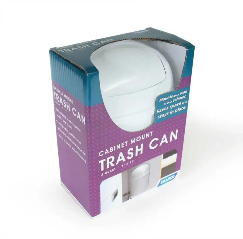 43961 Camco Trash Can 11 Inch Height x 8-3/4 Inch Width x 5 Inch