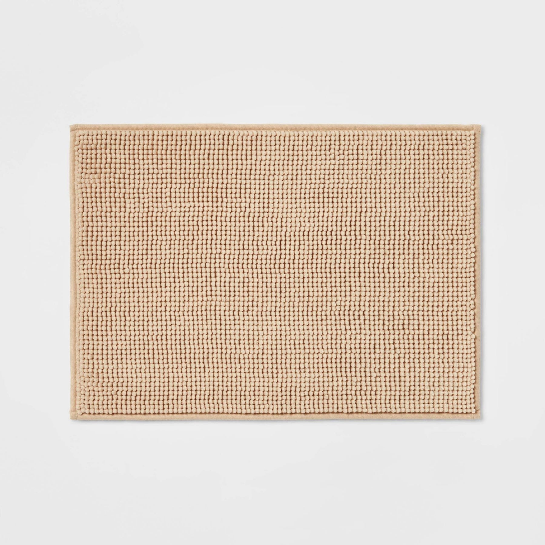 17"x24" Everyday Chenille Bath Rug Tan - Room Essentials - Product image 1