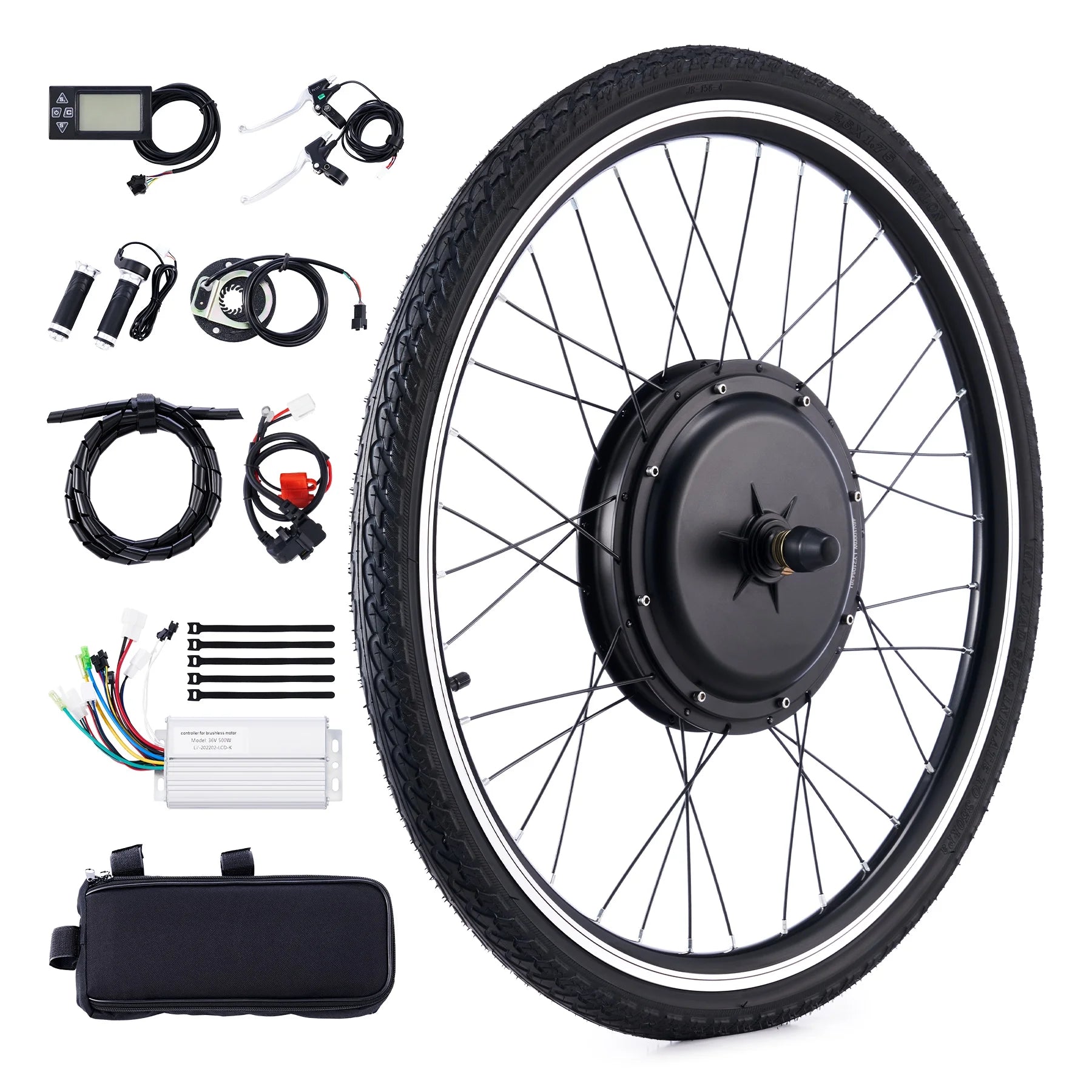 Viribus Electric Bike Conversion Kit 26" Rear Wheel 1000W Hub Motor LCD Ebike DIY Set - Product image 22
