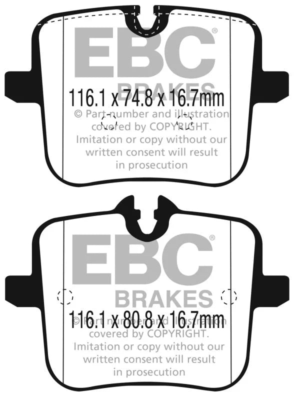 EBC - Rear Bluestuff Pad PN DP52320NDX